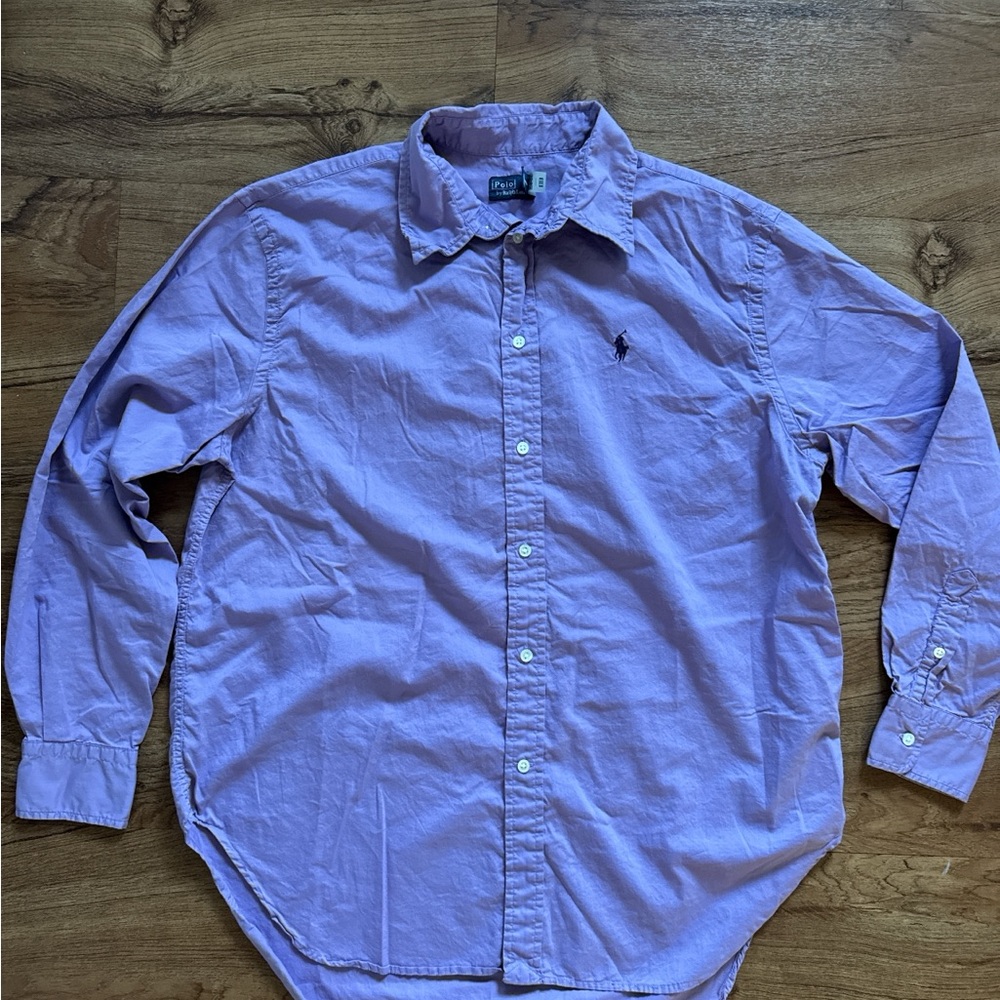 Polo by Ralph Lauren Lavender Button-Down Dress Shirt